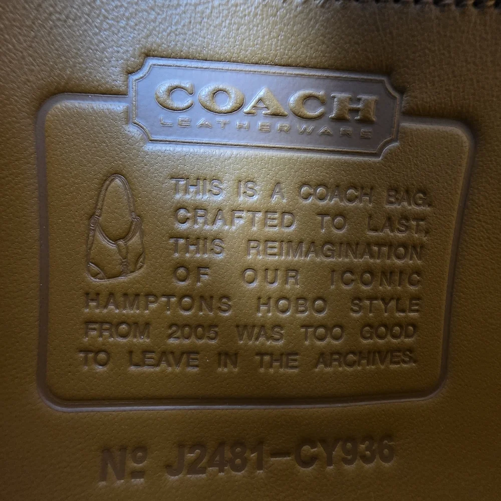 Coach Hamptons Hobo Cherry Print Bag/Y2K Archive Re-Edition-Like New - Picture 10 of 13